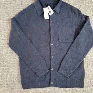 Treasure & Bond Men’s Blue Cardigan Sweater